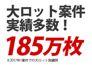大ロット案件実績